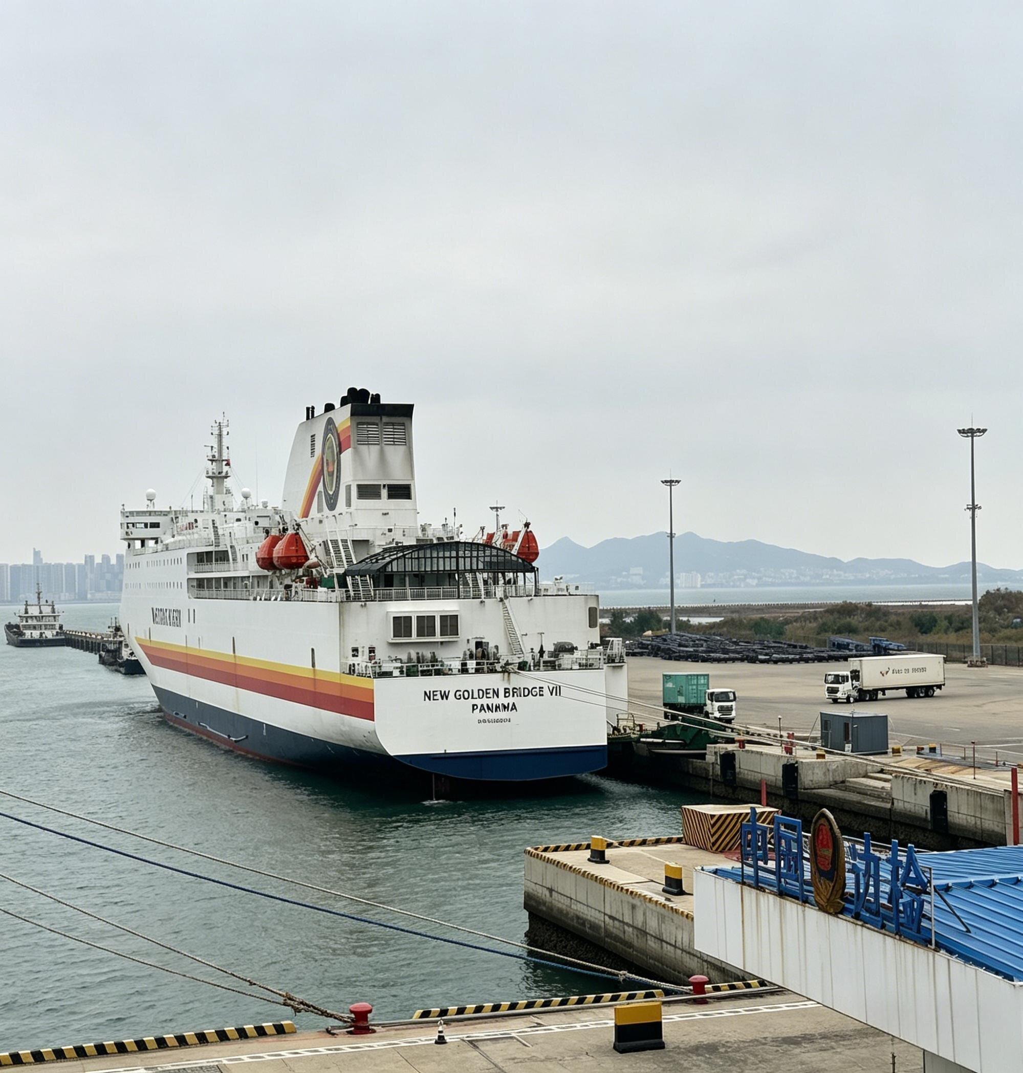 山东威海港客滚船智能化装卸系统